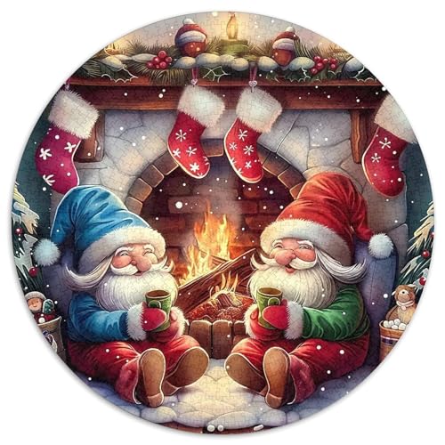 Weihnachtsmann Puzzle 1000-teilige Schwer Puzzle Spielzeug Pädagogisches Spiel Impossible Herausforderungsspielzeug Für Erwachsene Kinder 1000pcs (67.5x67.5cm) von DHBANEIOK
