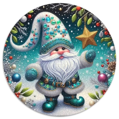 Weihnachtsmann Puzzles 1000 Teile Schwer Puzzle Spielzeug Lernspiel Impossible Herausforderung Spielzeug Für Erwachsene Kinder 1000pcs (67.5x67.5cm) von DHBANEIOK