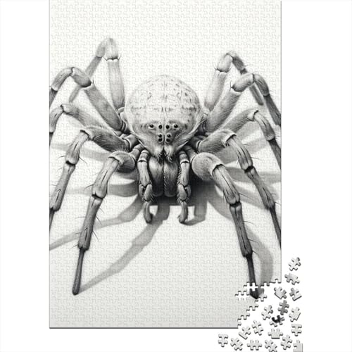 Weiße Spinne Puzzle 1000-teilige Schwer Puzzle Spielzeug Pädagogisches Spiel Impossible Herausforderung Spielzeug Für Erwachsene Und Kinder Ab 14 Jahren 1000pcs (75x50cm) von DHBANEIOK