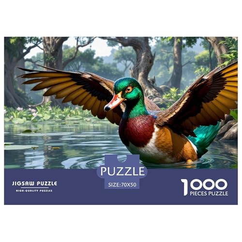 Wild Ente Puzzle 1000-teilige Schwer Puzzle Spielzeug Lernspiel Impossible Herausforderungsspielzeug Für Erwachsene Kinder 70x50cm/1000pcs Wild Ente Puzzle 1000-teilige Schwer Puzzle Spielzeug Lernspiel Impossible Herausforderungsspielzeug Für Erwachsene Kinder 70x50cm/1000pcs von DHBANEIOK