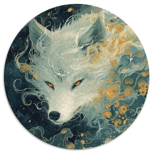 Wolf Puzzle 1000 Teile Schwer Puzzle Spielzeug Pädagogisches Spiel Impossible Herausforderungsspielzeug Für Erwachsene Kinder 1000pcs (67.5x67.5cm) von DHBANEIOK