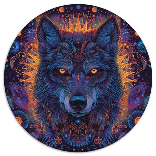 Wolf Puzzle 1000 Teile Schwer Puzzle Spielzeug Pädagogisches Spiel Impossible Herausforderungsspielzeug Für Erwachsene Und Kinder Ab 14 Jahren 1000pcs (67.5x67.5cm) von DHBANEIOK