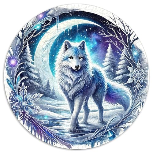Wolf Puzzle 1000-teilige Schwer Puzzle Spielzeug Lernspiel Impossible Herausforderung Spielzeug Für Erwachsene Kinder 1000pcs (67.5x67.5cm) von DHBANEIOK