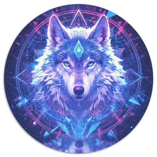 Wolf Puzzle 1000-teilige Schwer Puzzle Spielzeug Lernspiel Impossible Herausforderung Spielzeug Für Erwachsene Und Kinder in Bewährter 1000pcs (67.5x67.5cm) von DHBANEIOK