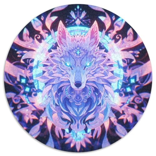 Wolf Puzzle 1000-teilige Schwer Puzzle Spielzeug Lernspiel Impossible Herausforderungsspielzeug Für Erwachsene Kinder 1000pcs (67.5x67.5cm) von DHBANEIOK