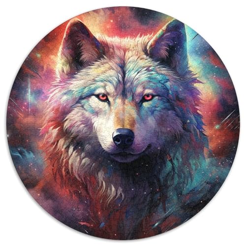 Wolf Puzzle 1000-teilige Schwer Puzzle Spielzeug Lernspiel Impossible Herausforderungsspielzeug Für Erwachsene Kinder 1000pcs (67.5x67.5cm) von DHBANEIOK