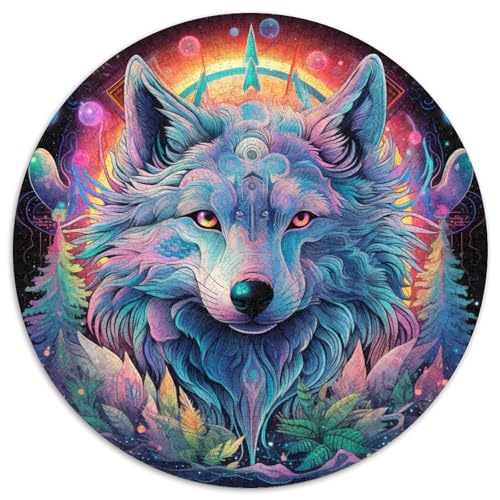 Wolf Puzzle 1000-teilige Schwer Puzzle Spielzeug Pädagogisches Spiel Impossible Herausforderungsspielzeug Für Erwachsene Kinder 1000pcs (67.5x67.5cm) von DHBANEIOK