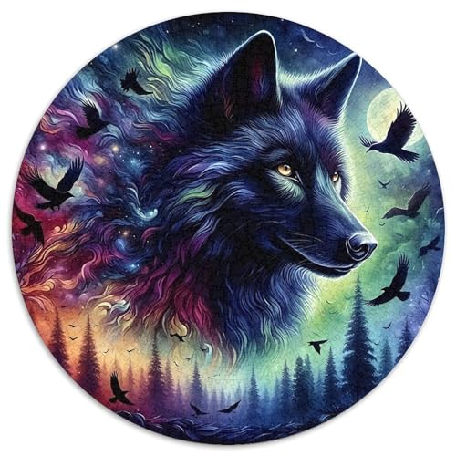 Wolf Puzzles 1000 Teile Schwer Puzzle Spielzeug Lernspiel Impossible Herausforderung Spielzeug Für Erwachsene Und Kinder in Bewährter 1000pcs (67.5x67.5cm) von DHBANEIOK