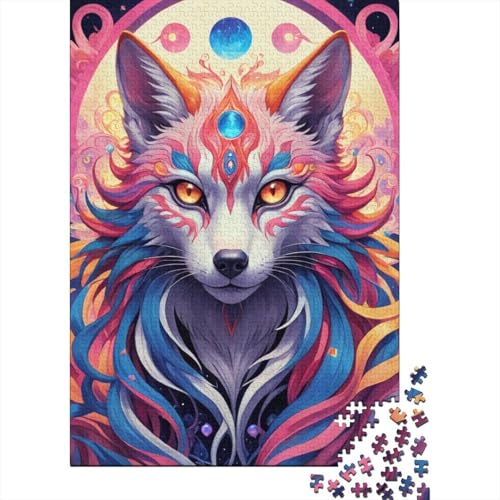 Wolf Puzzles 1000 Teile Schwer Puzzle Spielzeug Lernspiel Impossible Herausforderungsspielzeug Für Erwachsene Und Kinder Ab 12 Jahren 1000pcs (75x50cm) von DHBANEIOK