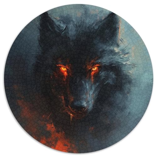 Wolf Puzzles 1000 Teile Schwer Puzzle Spielzeug Lernspiel Impossible Herausforderungsspielzeug Für Erwachsene Und Kinder Ab 14 Jahren 1000pcs (67.5x67.5cm) von DHBANEIOK