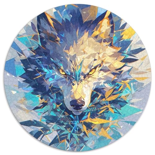 Wolf Puzzles 1000 Teile Schwer Puzzle Spielzeug Pädagogisches Spiel Impossible Herausforderung Spielzeug Für Erwachsene Und Kinder Ab 14 Jahren 1000pcs (67.5x67.5cm) von DHBANEIOK