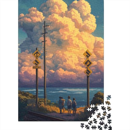 Wolke Puzzle 1000 Teile Schwer Puzzle Spielzeug Lernspiel Impossible Herausforderung Spielzeug Für Erwachsene Und Kinder Ab 14 Jahren 1000pcs (75x50cm) von DHBANEIOK