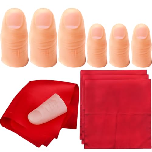 DHDHCPZZ 9Stück Zaubertricks Kit, Zauberdaumen Magisches Fingeraccessoire Für Klassische Magie Ideal Einsetzbares Zauberwerkzeug Leicht Zu Handhaben Magie Liebhaber DHDHCPZZ 9Stück Zaubertricks Kit, Zauberdaumen Magisches Fingeraccessoire Für Klassische Magie Ideal Einsetzbares Zauberwerkzeug Leicht Zu Handhaben Magie Liebhaber von DHDHCPZZ