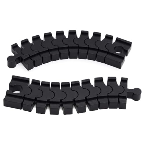Holzeisenbahn Zubehör, Schienen-Verbinder Flexible Schiene 14.2cm lang Eisenbahn Flexschiene - Kurve Holzeisenbahnen inkl. Adapter, passt Immer Dehnbar Schiene für Holzeisenbahn Holzeisenbahn Zubehör, Schienen-Verbinder Flexible Schiene 14.2cm lang Eisenbahn Flexschiene - Kurve Holzeisenbahnen inkl. Adapter, passt Immer Dehnbar Schiene für Holzeisenbahn von DHDHCPZZ