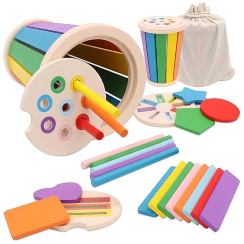Giocattoli Montessori per Bambini Baeroly Legno Colore Forma Ordinamento Giocattoli, Adatto per i Bambini da 12 a 36 MESI di età Educativo Apprendimento Gioco Sensoriale, Regali per Bambin Giocattoli Montessori per Bambini Baeroly Legno Colore Forma Ordinamento Giocattoli, Adatto per i Bambini da 12 a 36 MESI di età Educativo Apprendimento Gioco Sensoriale, Regali per Bambin von DHINCHANSAIB
