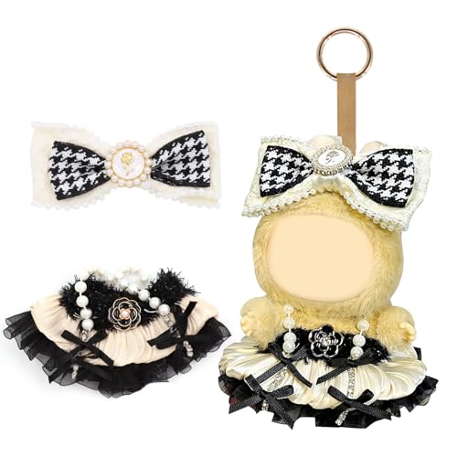 Kleidung für 17 cm große Puppen – komplett mit Zubehör für Spiel und Kreativität (Style 1) von DHINCHANSAIB