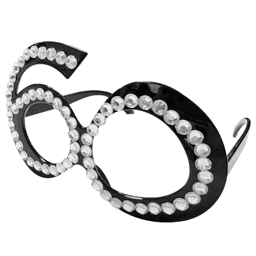 DHSBGWSX 1 Stück Geburtstagsbrille, Geburtstagsbrille für Erwachsene, Geburtstagszubehör, Brille zum 60. Geburtstag, einzigartige Brille, modische Brille, Unisex DHSBGWSX 1 Stück Geburtstagsbrille, Geburtstagsbrille für Erwachsene, Geburtstagszubehör, Brille zum 60. Geburtstag, einzigartige Brille, modische Brille, Unisex von DHSBGWSX