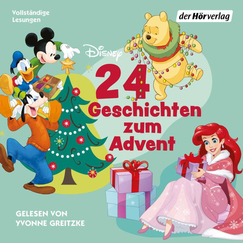 24 Geschichten zum Advent (Disney),2 Audio-CD von DHV Der HörVerlag