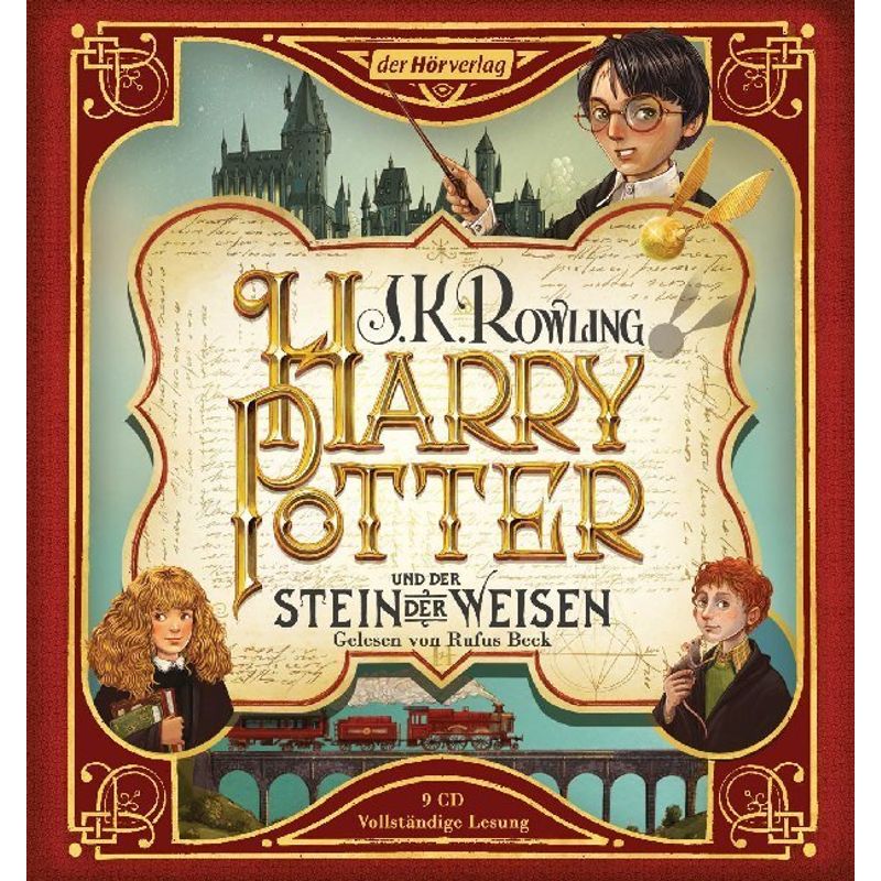 Harry Potter und der Stein der Weisen,9 Audio-CD von DHV Der HörVerlag