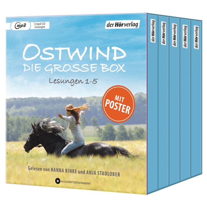 Ostwind. Die große Box,5 Audio-CD, 5 MP3 von DHV Der HörVerlag