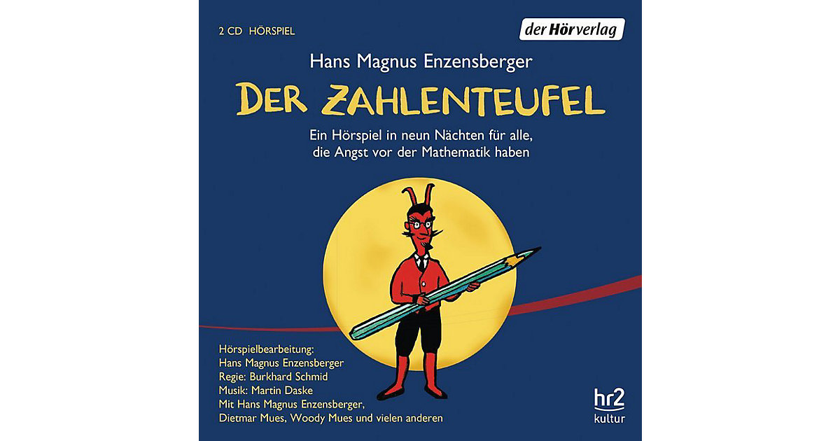 Der Zahlenteufel, 2 Audio-CDs Hörbuch von DHV Der Hörverlag