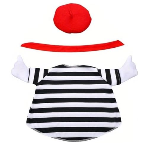 DHliIQQ 3-teiliges Set für Klassenzimmer, Gänsebekleidung, französischer Look, Veranda-Gans, Outfit-Set, niedliche Gans zu Outfits, Rückseite für Zement, L, Hof, Schule von DHliIQQ