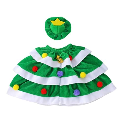 Weihnachtsgans-Outfit, Kleider, Kleidung, Veranda-Gänse-Kostüm für Hof, Rasen, Outdoor (grün), Gartendekoration, Statue, Urlaub, Terrasse von DHliIQQ