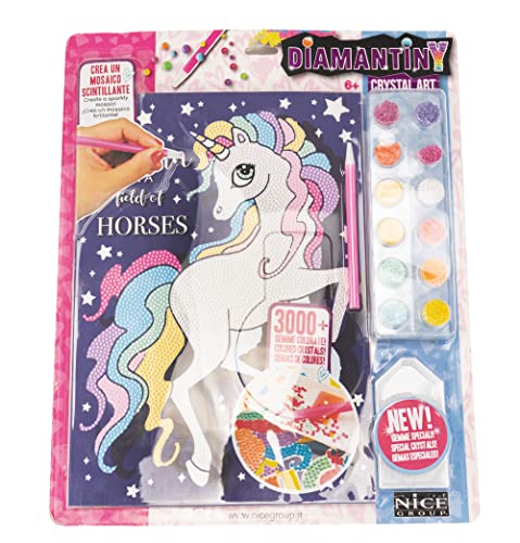 DIAMANTINY 90020 Unicorno Diamond Painting Design Be A Unicorn, 1 Einhorn Bild zum Malen mit Edelsteinen 3D Kristall Art Effekt, Multicolor, Taglia Unica DIAMANTINY 90020 Unicorno Diamond Painting Design Be A Unicorn, 1 Einhorn Bild zum Malen mit Edelsteinen 3D Kristall Art Effekt, Multicolor, Taglia Unica von DIAMANTINY