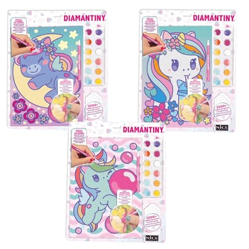 DIAMANTINY 90031 Kawaii Einhorn-Kunstdesign für Überraschung, Mehrfarbig DIAMANTINY 90031 Kawaii Einhorn-Kunstdesign für Überraschung, Mehrfarbig von DIAMANTINY