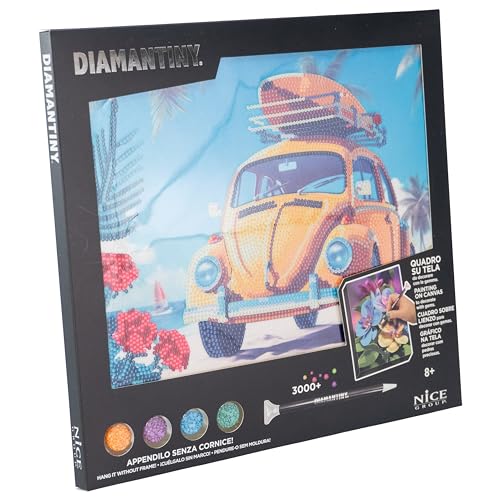 DIAMANTINY 96566 Quadro Gelber Käfer Malen nach Zahlen, Mehrfarbig, 32 x 30 x 2 cm DIAMANTINY 96566 Quadro Gelber Käfer Malen nach Zahlen, Mehrfarbig, 32 x 30 x 2 cm von DIAMANTINY