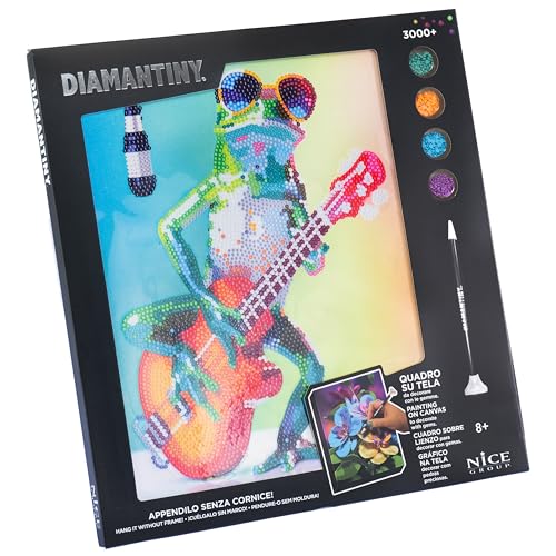 DIAMANTINY 96571 Frosch mit Gitarre Bild-Malen nach Zahlen, Mehrfarbig, 32 x 30 x 2 cm DIAMANTINY 96571 Frosch mit Gitarre Bild-Malen nach Zahlen, Mehrfarbig, 32 x 30 x 2 cm von DIAMANTINY
