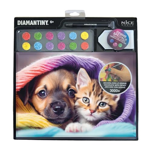 DIAMANTINY - Best Friends Pets-Malen nach Zahlen, mehrfarbig, A4, 96112 von DIAMANTINY