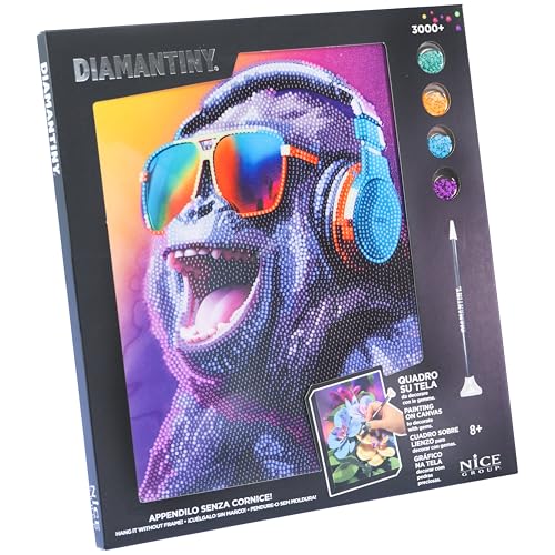 DIAMANTINY Level Up – Bild – Creative Art Diamond Painting Kit – Erstellen Sie das Mosaik Dj Gorilla DIAMANTINY Level Up – Bild – Creative Art Diamond Painting Kit – Erstellen Sie das Mosaik Dj Gorilla von DIAMANTINY