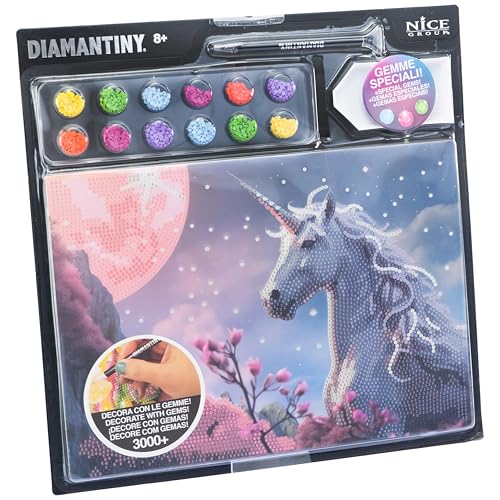 DIAMANTINY - Einhorn Rosa Fantasy-Malen nach Zahlen, mehrfarbig, A4, 96413 DIAMANTINY - Einhorn Rosa Fantasy-Malen nach Zahlen, mehrfarbig, A4, 96413 von DIAMANTINY