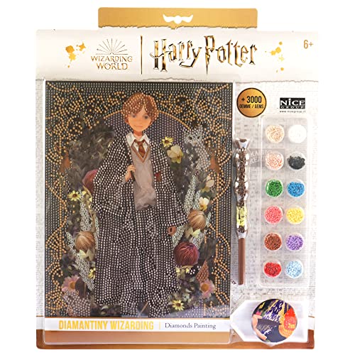 DIAMANTINY Harry Potter 21011 Yume Fantasy Ron Bastelset, Mosaik, Aktivitäten Crystal Art, Diamantmalerei, 1 x A4, mehrfarbig, 21 x 29,7 cm DIAMANTINY Harry Potter 21011 Yume Fantasy Ron Bastelset, Mosaik, Aktivitäten Crystal Art, Diamantmalerei, 1 x A4, mehrfarbig, 21 x 29,7 cm von DIAMANTINY