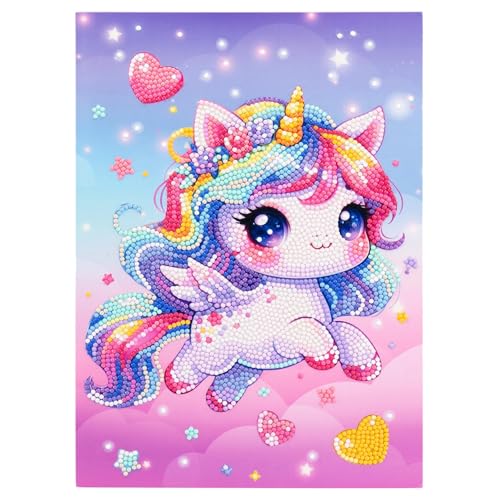 DIAMANTINY Kawaii Unicorn Blister 6, 90046 von DIAMANTINY