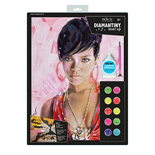 DIAMANTINY Level Up-PLUS Celebrities-Aktivitäten Crystal Art, Diamond Painting Kit, Rihanna, A4, 96462 DIAMANTINY Level Up-PLUS Celebrities-Aktivitäten Crystal Art, Diamond Painting Kit, Rihanna, A4, 96462 von DIAMANTINY