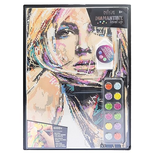 DIAMANTINY Level Up – PLUS Celebrities I – Aktivität Crystal Art, Diamond Painting Kit Britney von DIAMANTINY