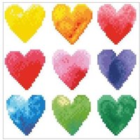 DIAMOND DOTZ 00000000000000DD3026 Diamond Painting Herzen Regenbogen Anfänger/Kids von DIAMOND DOTZ®