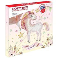 DIAMOND DOTZ DBX023 Diamond Painting Einhorn be unique Dotz Box, Anfänger/Kids von DIAMOND DOTZ®