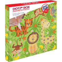 DIAMOND DOTZ DBX027 Diamond Painting Dschungeltiere Dotz Box von DIAMOND DOTZ®