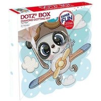 DIAMOND DOTZ DBX037 Diamond Painting Panda Flugzeug Dotz Box, Anfänger/Kids von DIAMOND DOTZ®