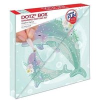 DIAMOND DOTZ DBX059 Diamond Painting Tanzende Delfine Dotz Box, Anfänger/Kids von DIAMOND DOTZ®