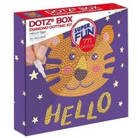 DIAMOND DOTZ DBX070 Diamond Painting Hallo Tiger Dotz Box, Anfänger/Kids von DIAMOND DOTZ®