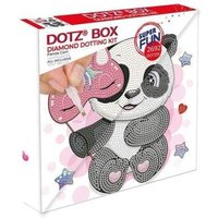 DIAMOND DOTZ DBX080 Diamond Painting Panda mit Maske Dotz Box, Anfänger/Kids von DIAMOND DOTZ®