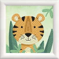 DIAMOND DOTZ DD1052F Diamond Painting Mini Wald Tiger von DIAMOND DOTZ®