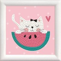 DIAMOND DOTZ DD1059F Diamond Painting Mini Wassermelone Anfänger/Kids von DIAMOND DOTZ®