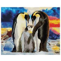 DIAMOND DOTZ DD11007 Diamond Painting Pinguin Familie - Geübte von DIAMOND DOTZ®