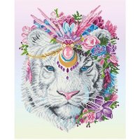 DIAMOND DOTZ DD11023 Diamond Painting Bohemian Tiger - Geübte von DIAMOND DOTZ®