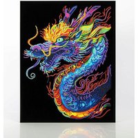 DIAMOND DOTZ DD25008 Diamond Painting Neon Drache Neon Noir, Fortgeschrittene von DIAMOND DOTZ®